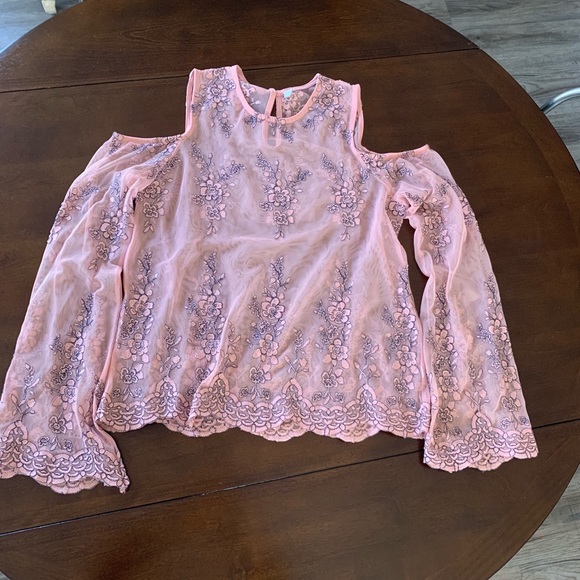 American Rag Tops - American Rag sheer top